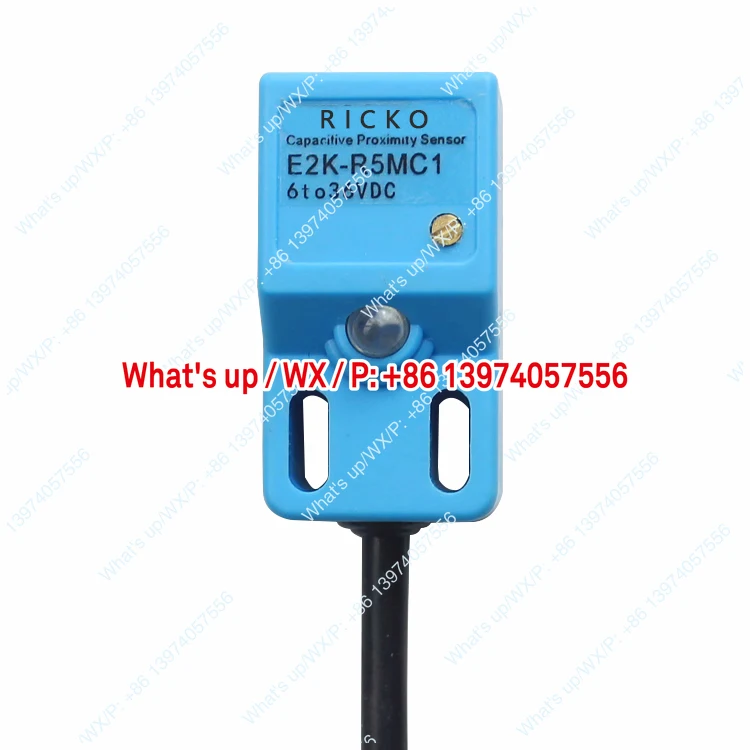New square capacitive proximity switch E2K-R5MC1 detection metal/non-metallic plastic sensor