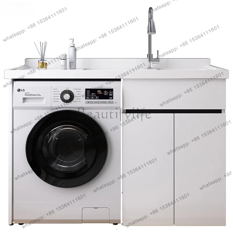 Washing Machine Significant Other Balcony Washing Machine Integrated Washboard Laundry Pool Corner Cutting