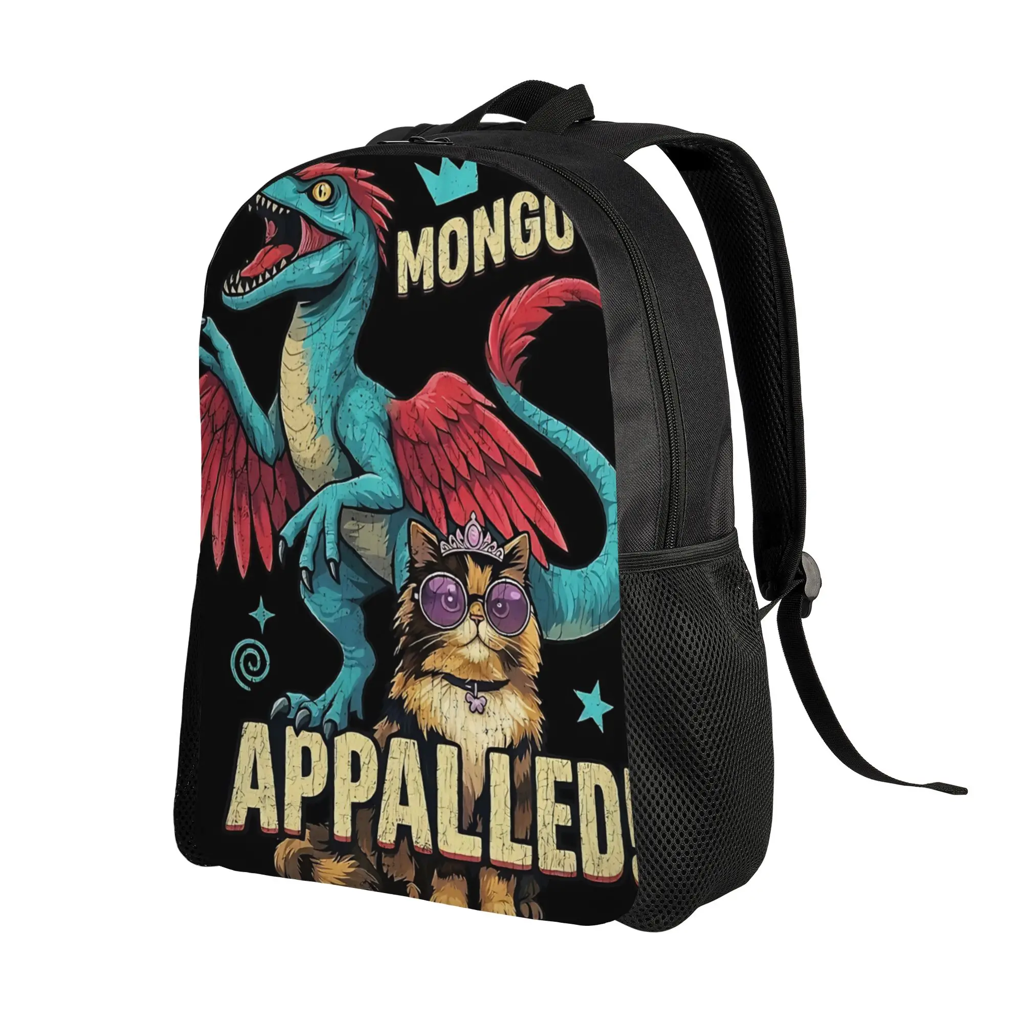 Mongo is Appalled Dungeon Crawler Carl Backpack  Novelty Backpacks Women Men Cycling Pattern School Bags Custom Rucksack