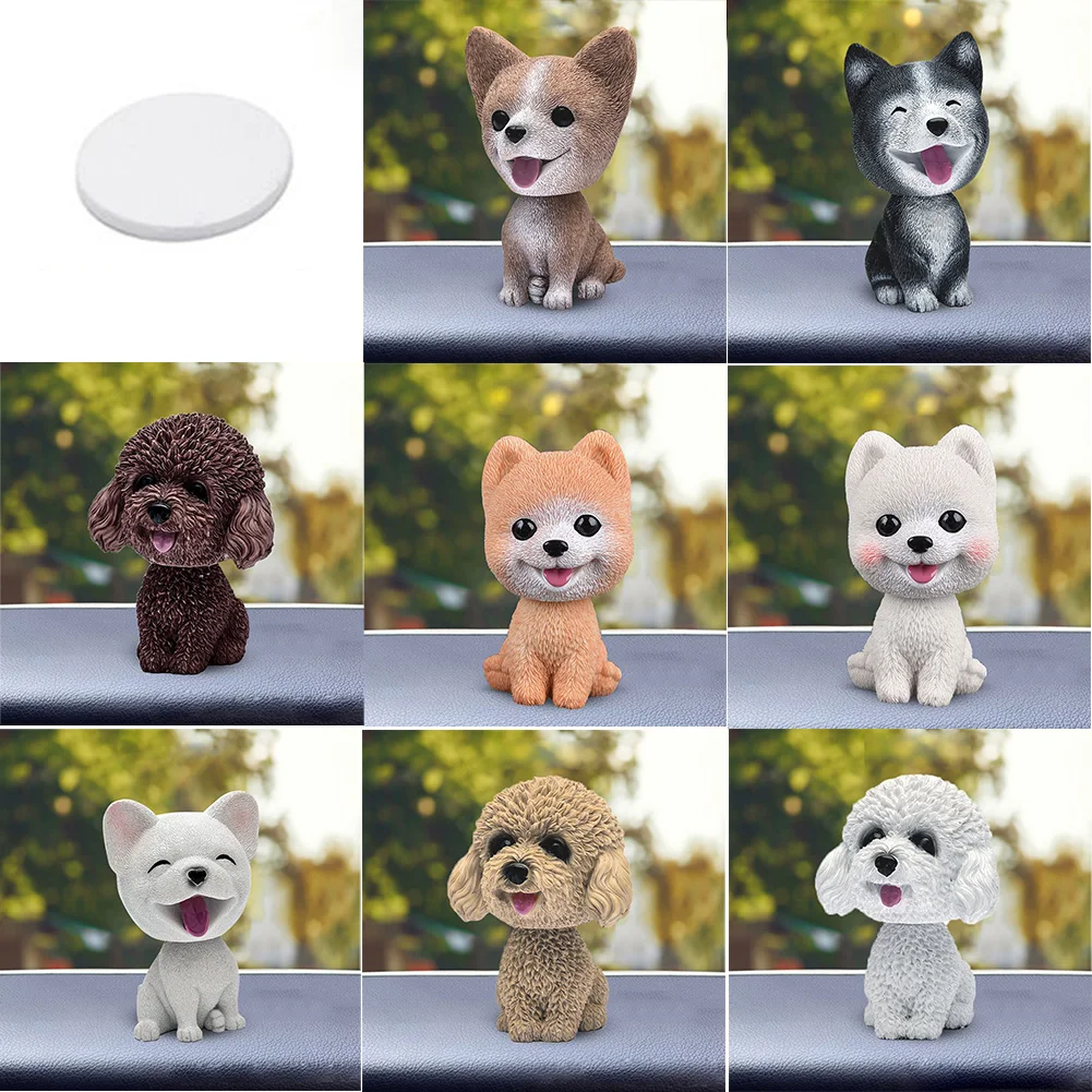 Shaking Head Dog Toy Car Ornaments Furnishing Articles Dashboard Doll Cute Nodding Car/Home/Office Decoration