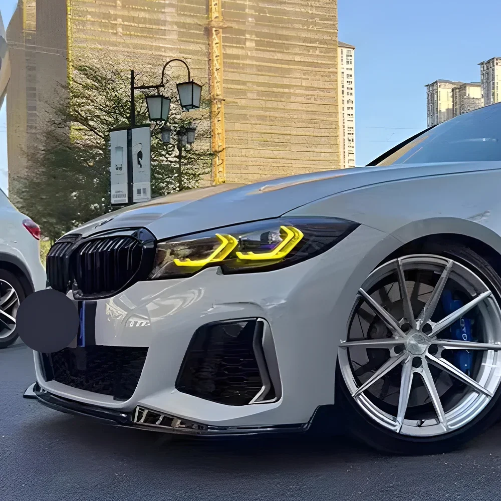 لسيارات Bmw 3 Series G20 G28 320I 325I 330I 2020-2022 Led مجموعة المصابيح الأمامية للسيارات ترقية ملحقات عالية الجودة عدسة العرض