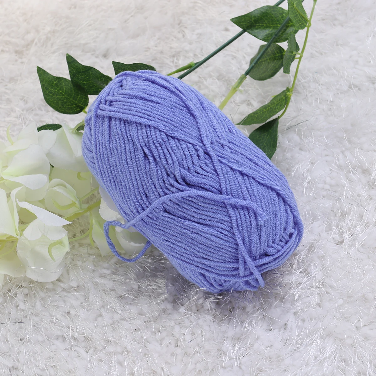 

Milk Cotton Yarn 50g Soft Warm Handmade Hats Scarves Gloves Knitting Crochet Blue Milk Cotton Yarn Knitting Accessories
