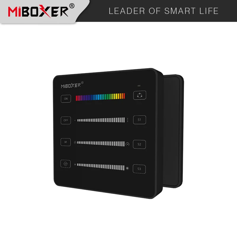 Miboxer 3 in 1 ( Single color+RGB+RGBW ) SPI LED Controller B6 2.4G SPI Panel Remote for WS2811 WS2812 WS2815 LED strip