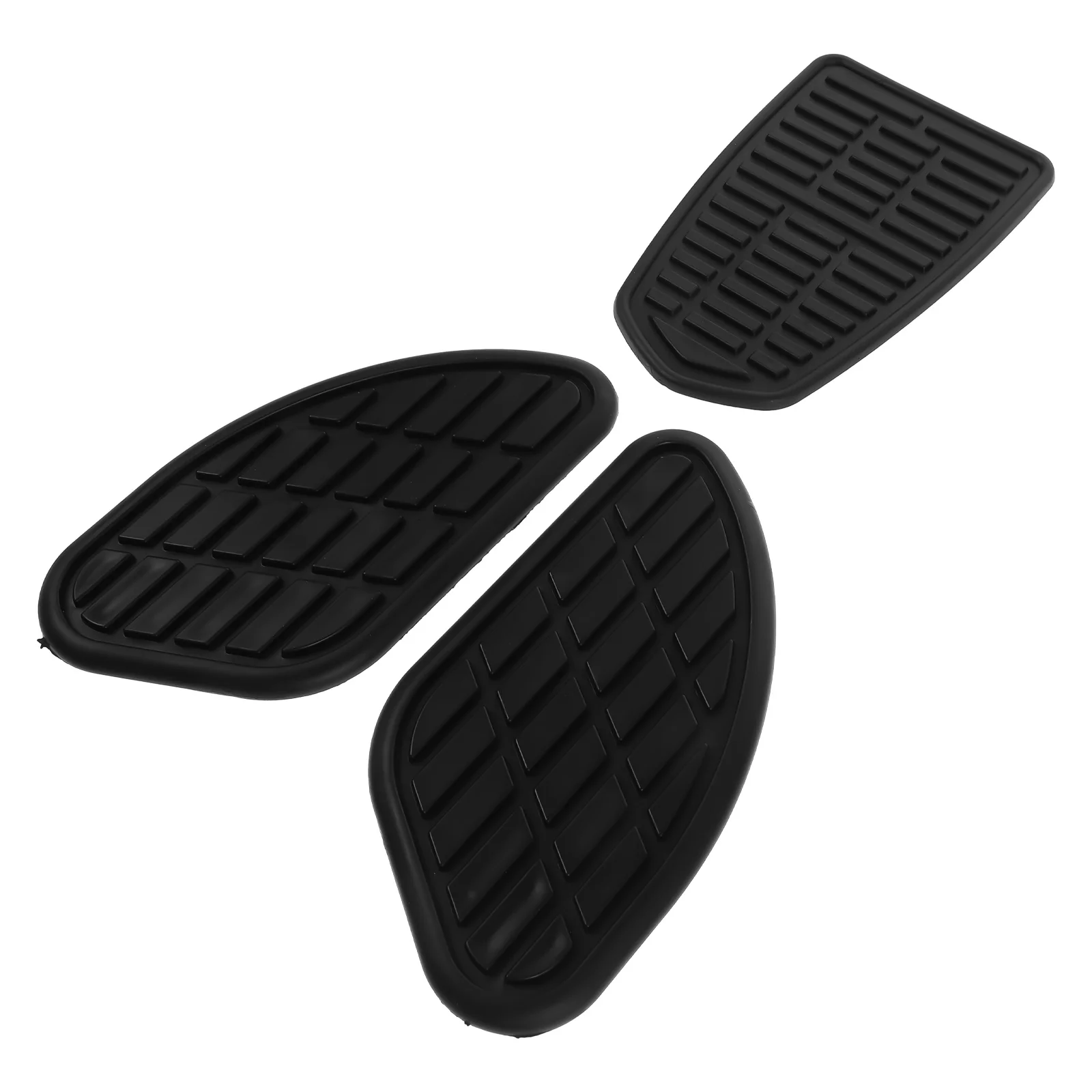 

1Set Motorcycle Fuel Tank Pad Side Retro Rubber Stickers Vintage Protection Side Panel Knee Grips Motorcycle Gas Tank Pads