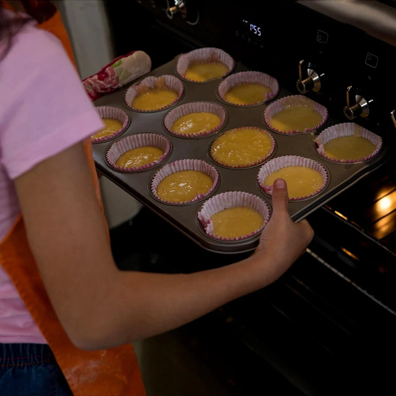 High-Quality Non-Stick Muffin Tray Pack Of 2 Muffin Tray For 24 Muffins,  For Cupcakes, Brownies