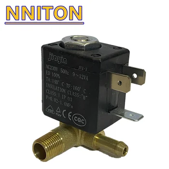 JYZ-3 정상 폐쇄 N/C 황동 다리미 스팀 워터, 2 위치 투웨이 솔레노이드 밸브, AC 230V G1/8'