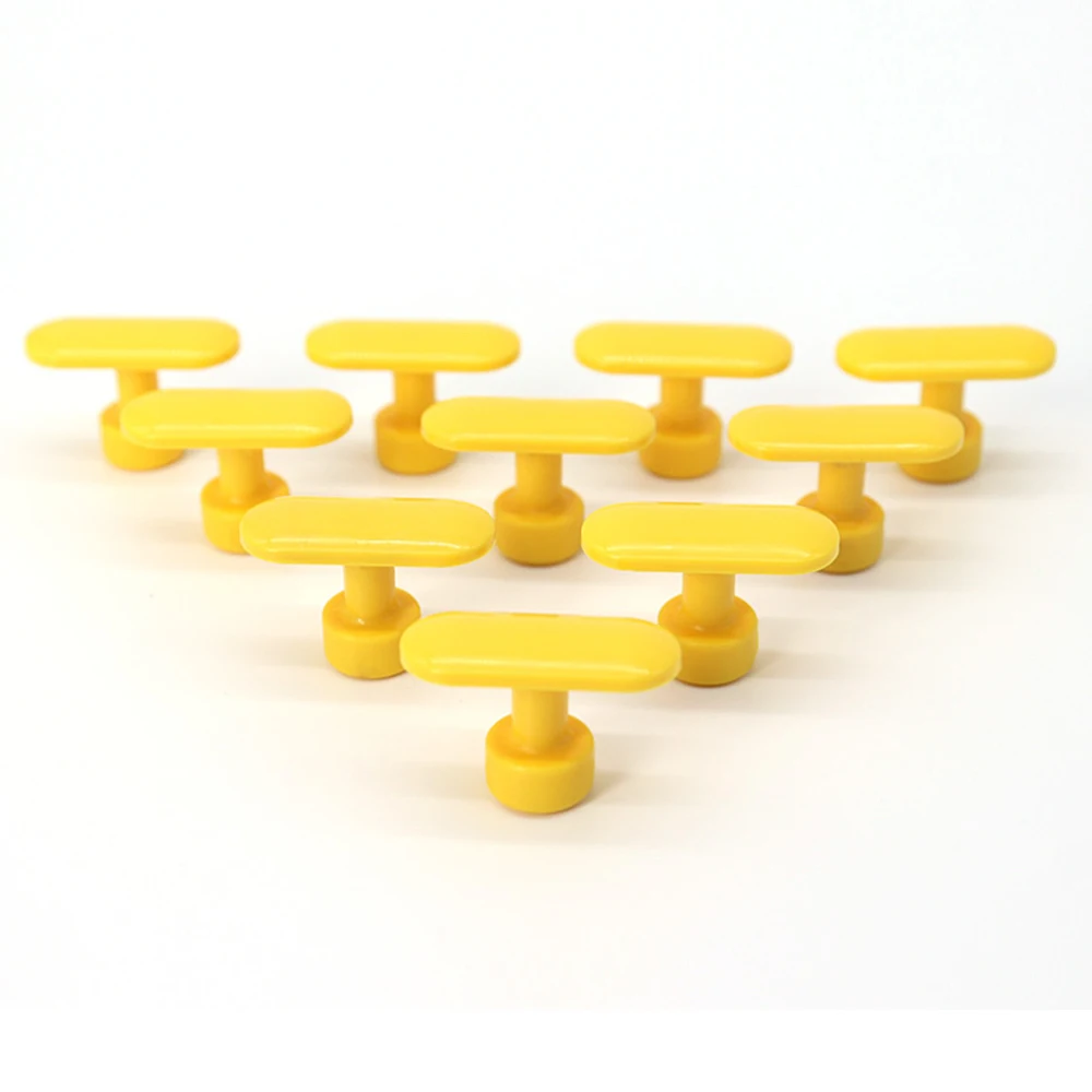 AI PDR 10PCS body dent repair, yellow pull-out gasket, arc-shaped paint free dent repair