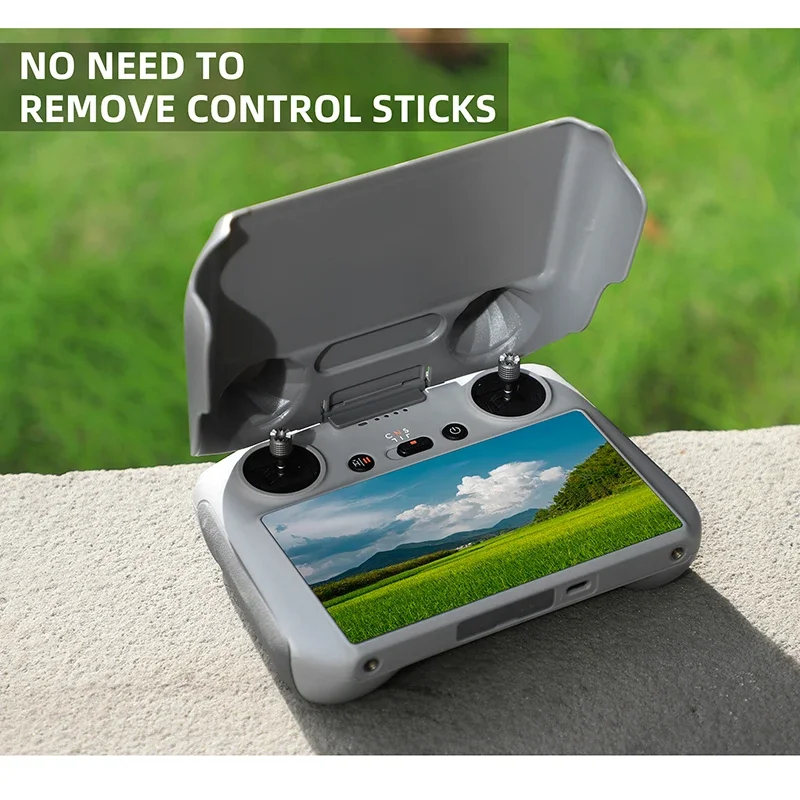2 in 1 DJI RC Remote Control With Screen Protective Hood Scratch Resistant Case Cover For DJI Mini 3 Pro Drone Accessories