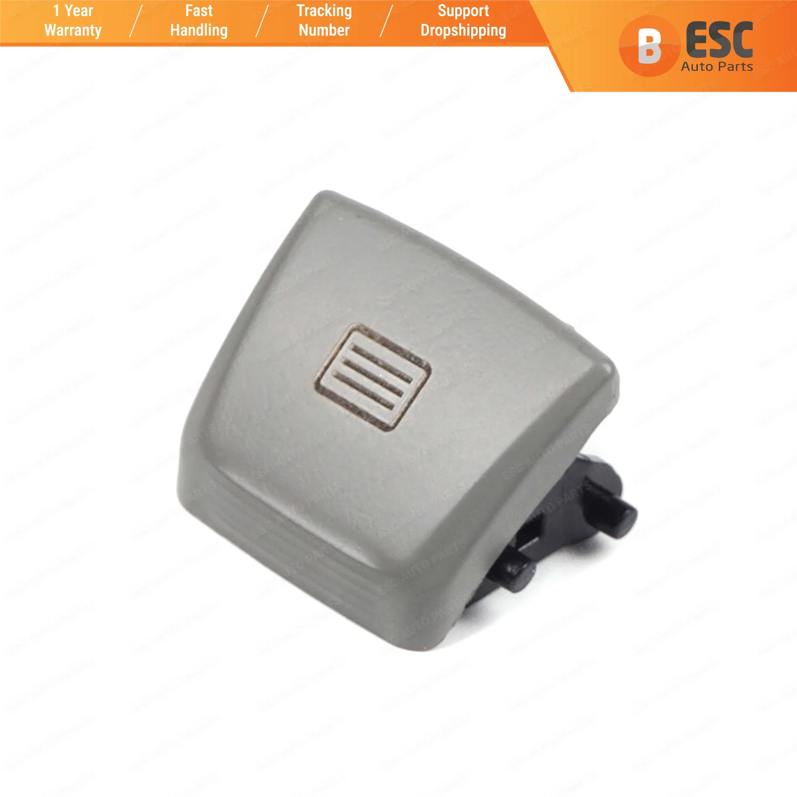 

ESR621 Interior Lighting Sunroof Roof Control Unit Button Cover Gray A0009018703 for Mercedes W205 S205 C205 GLC W253 X253 C253