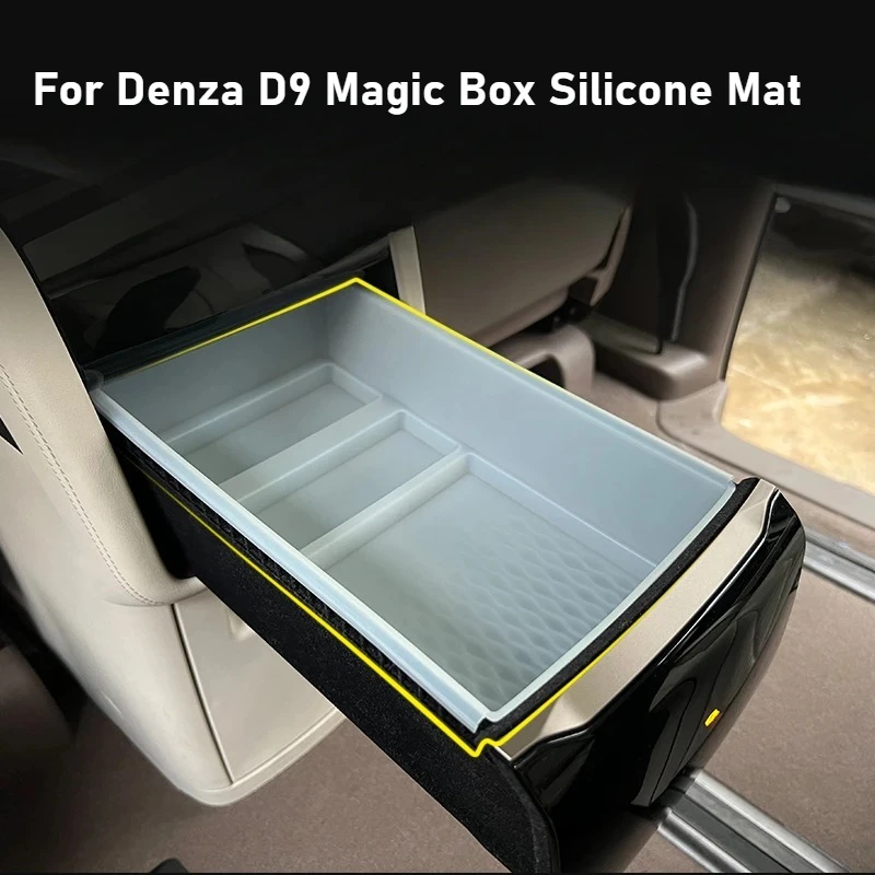 

Для DENZA D9 среднерядный держатель для чашки холодильника, модификация отделения, силиконовая накладка «все включено», аксессуары для интерьера