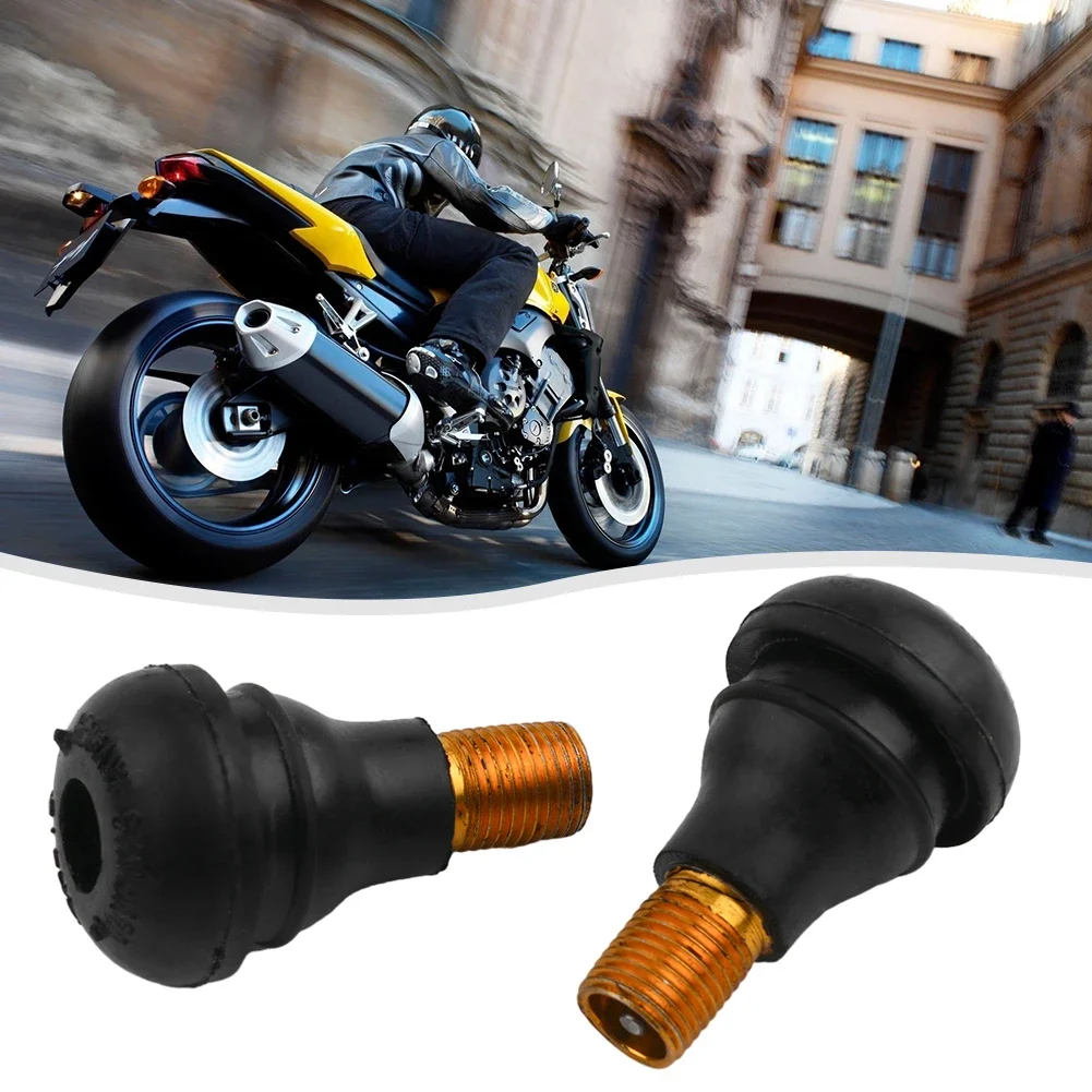 

Tyre Valve Stems TR412 Rubber Nozzle 4PCS High Quality Rubber Valve TR412 Tire Tubeless Nozzle Wiith Valve Core