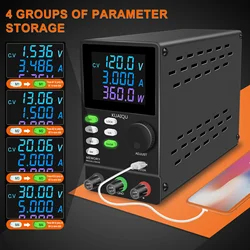 Alimentatore da laboratorio regolato USB DC programmabile regolabile 30 v10a 60 v5a 200V interruttore stabilizzatore interfaccia RS232 di alimentazione da banco