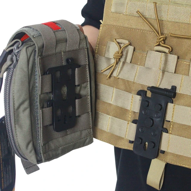 VULPO Tactical molle Attachment Plate Molle Adapter Platform For Attaching Molle Pouch Molle Mag Pouch Molle Backpack