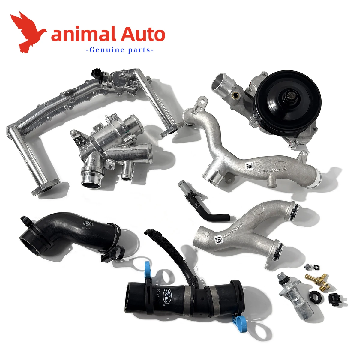 Cooling system upgrade kit for Jaguar Land Rover 3.0 SCV6 Supercharged Engine LR097165 LR117568 LR049990 LR045239 LR122710