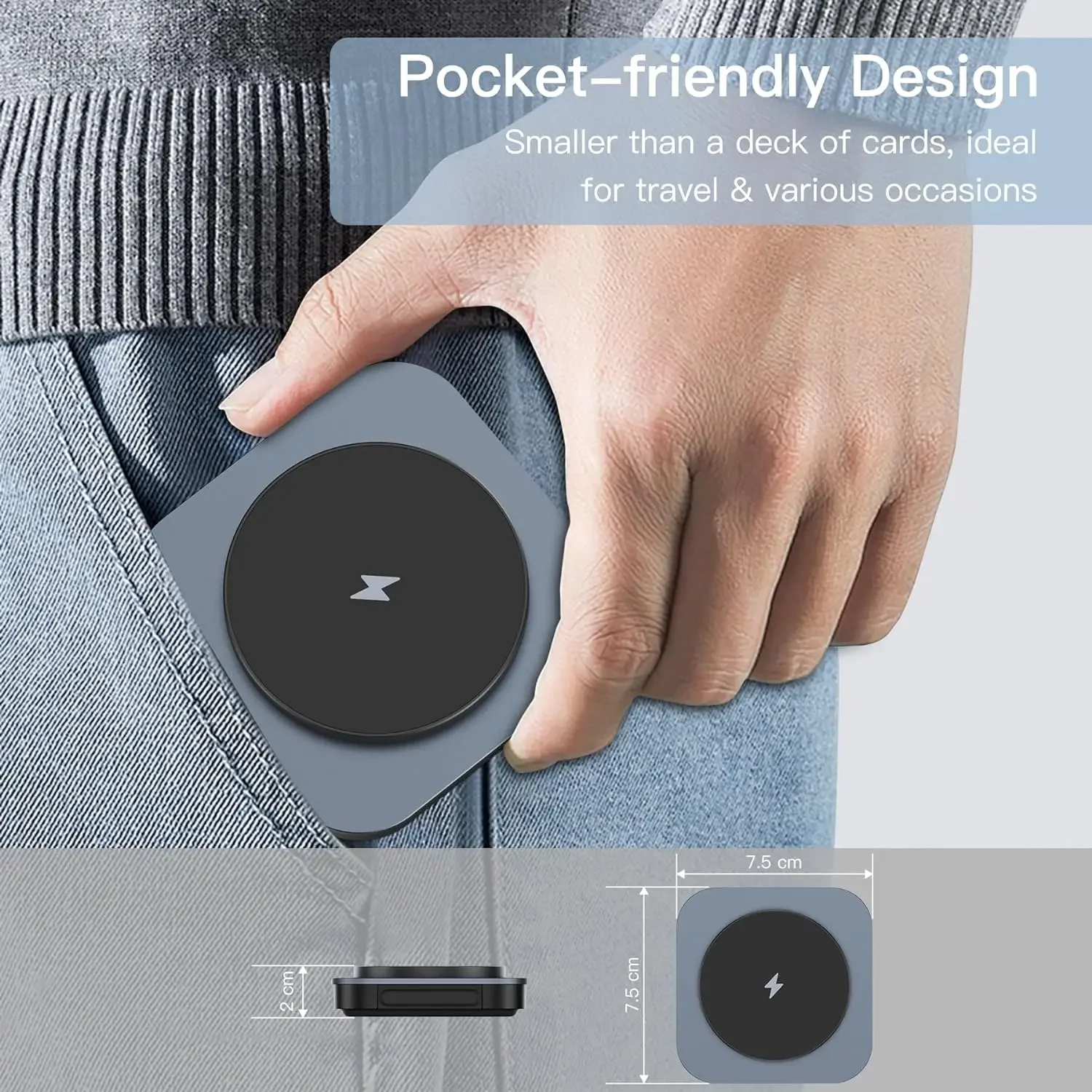 Foldable Magnetic Wireless Charger Stand for Magsafe IPhone 15 14 13 12 Apple Watch 8 7 Airpods Pro 3 in 1 Fast Charging Station