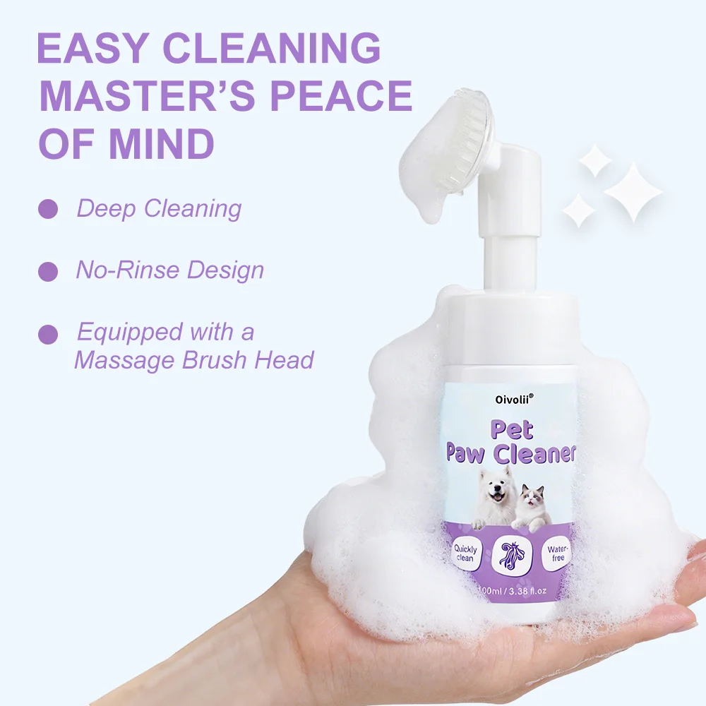 반려동물 발바닥 세정제 100ml 물 없이 사용하는 노 - Dog Paw Cleaner 리뷰 및 가격