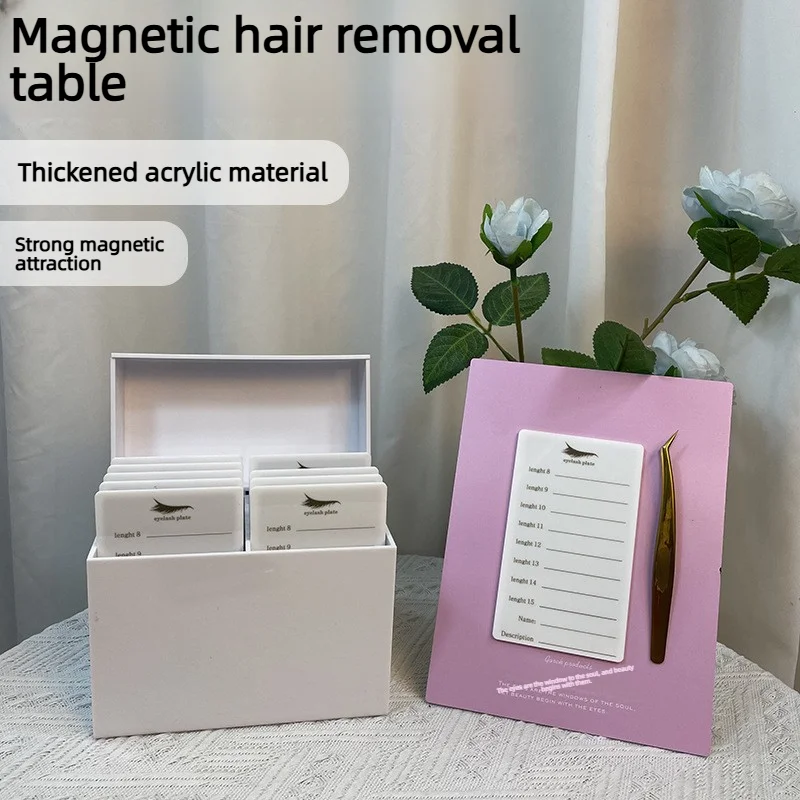 New 18 Layers Magnetic Eyelash Extension Storage Box 8-15mm Scale Organizer for Volume Blooming Lashes Salon Tools
