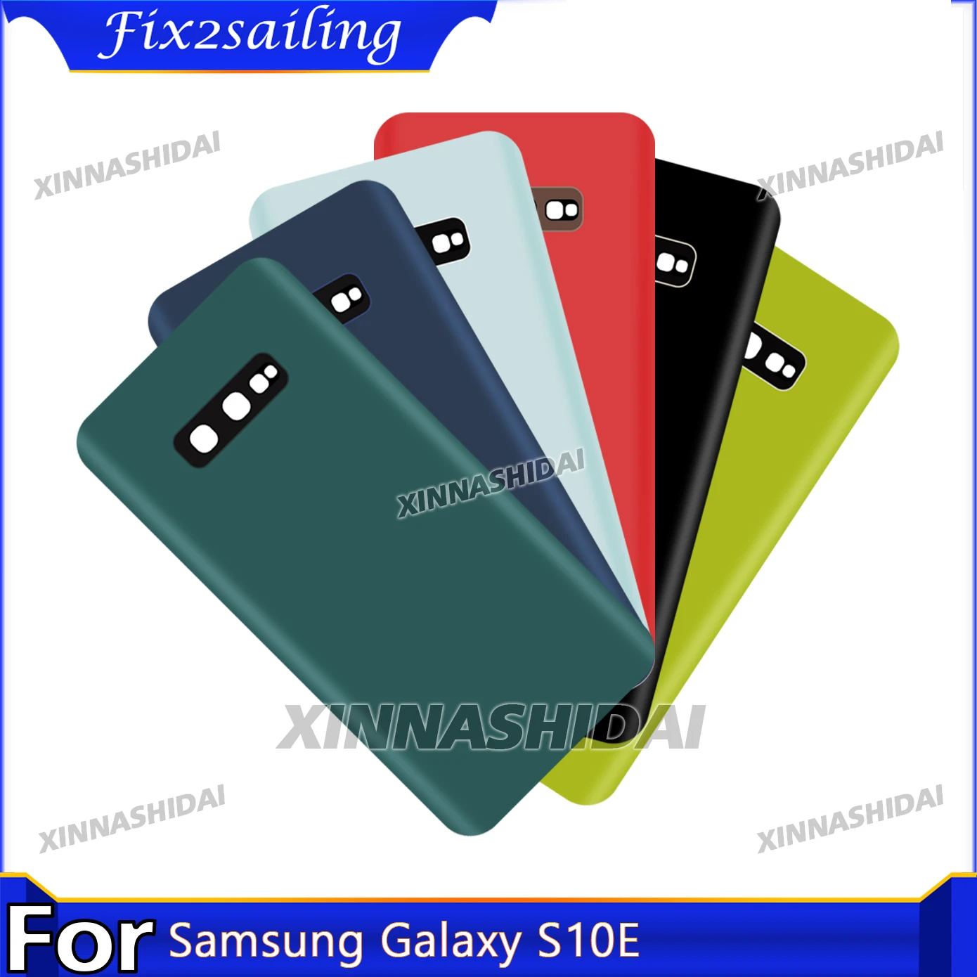 Neue Abdeckung Für Samsung Galaxy S10E Panel Batterie Zurück Abdeckung Gehäuse Panel-100% Getestet Hohe Qualität