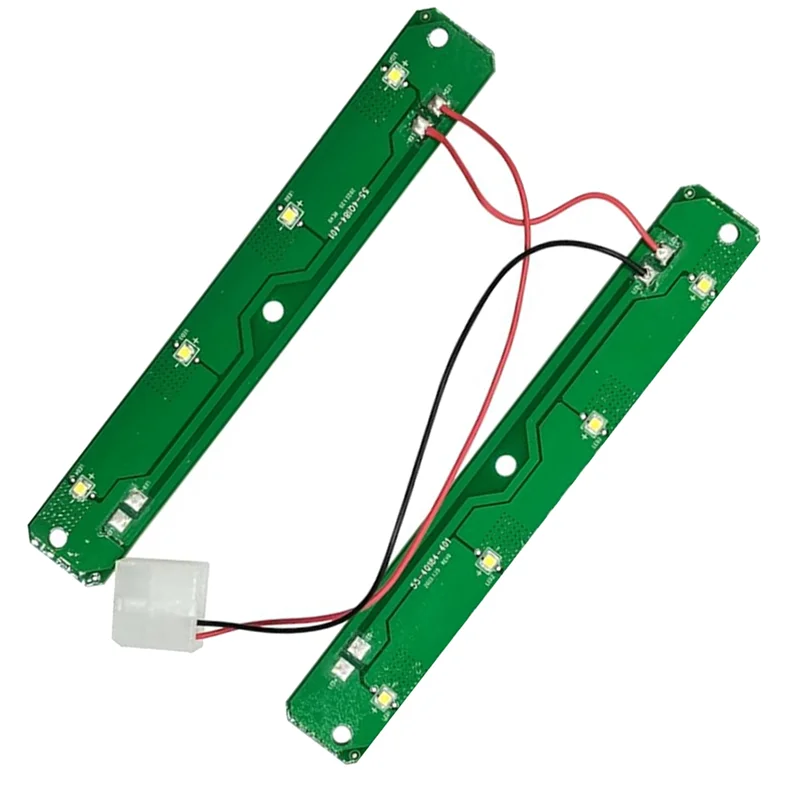2 قطعة لوحة إضاءة LED للثلاجة لدوامة كينمور Maytag W 11043011   PS 12070396 (PCB فقط) ضوء LED للثلاجة