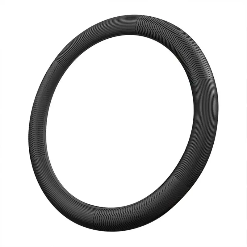 Silicone Steering Wheel Cover Non-slip Car Breathable Steering Wheel Covers Car Interior Handlebar Cover For Men Women Girls