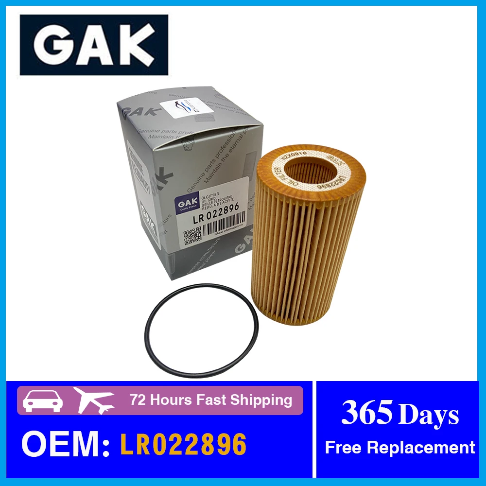 

GAK oil filter suitable for 2012 Land Rover Range Rover 4.4 TDV8 2014 Land Rover Range Rover Sport 3.0 V6 5.0 V8 oem: LR022896