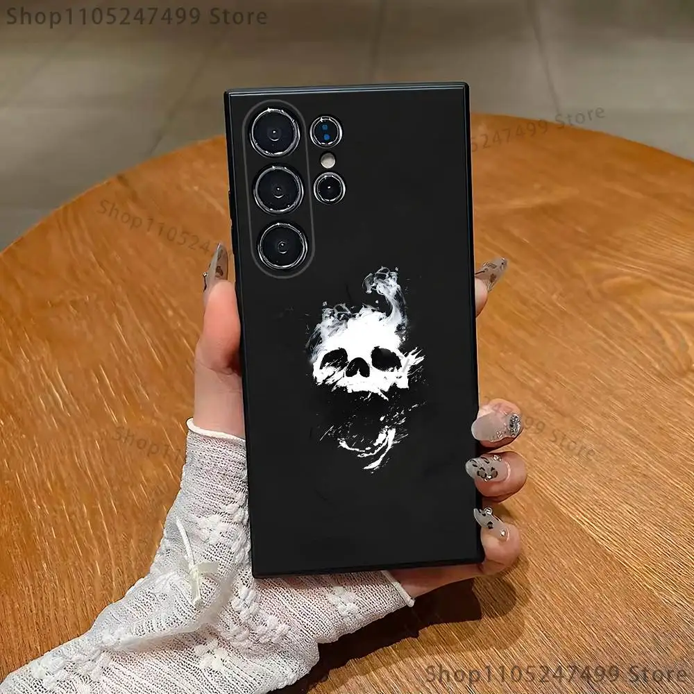 حافظة هاتف Game D-Destiny 2 لهاتف سامسونج S25، S24، S21، S22، S23، S30، Ultra، S20، Plus، Fe، Lite، Note، 10,9,5G غطاء أسود