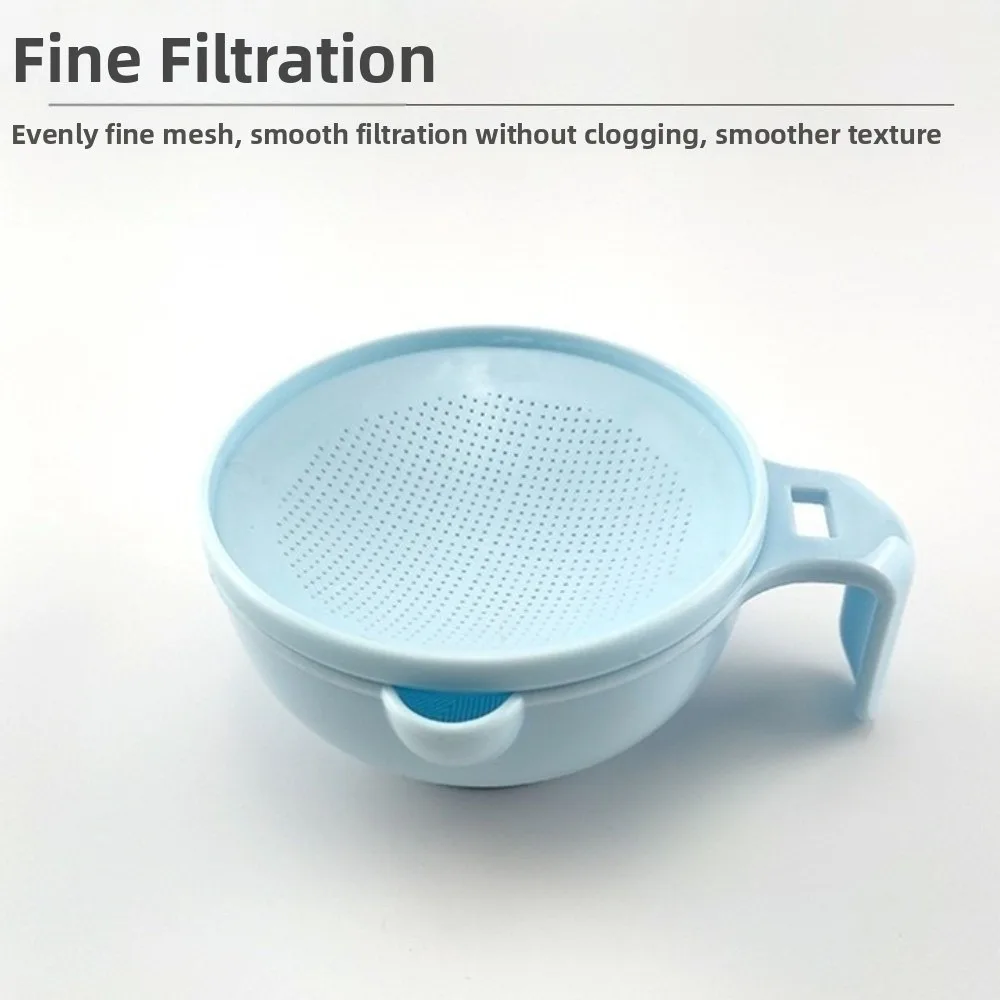 Solid color Baby Food Grinding Bowl Multifunctional Handmade Fruit Puree Grater Manual Operation Easy to Use Manual Grinder
