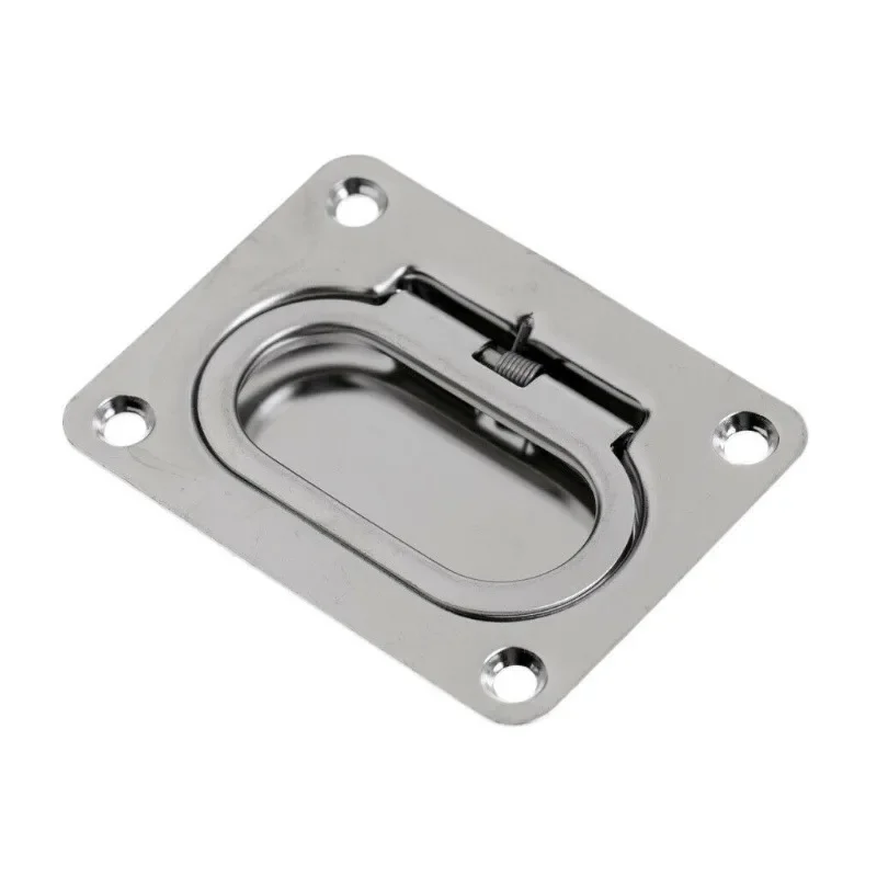 

Oval pull ring Stainless steel 304 pull ring Floor buckle Cabin handle 76 * 57mm Yacht RV Marine accessories