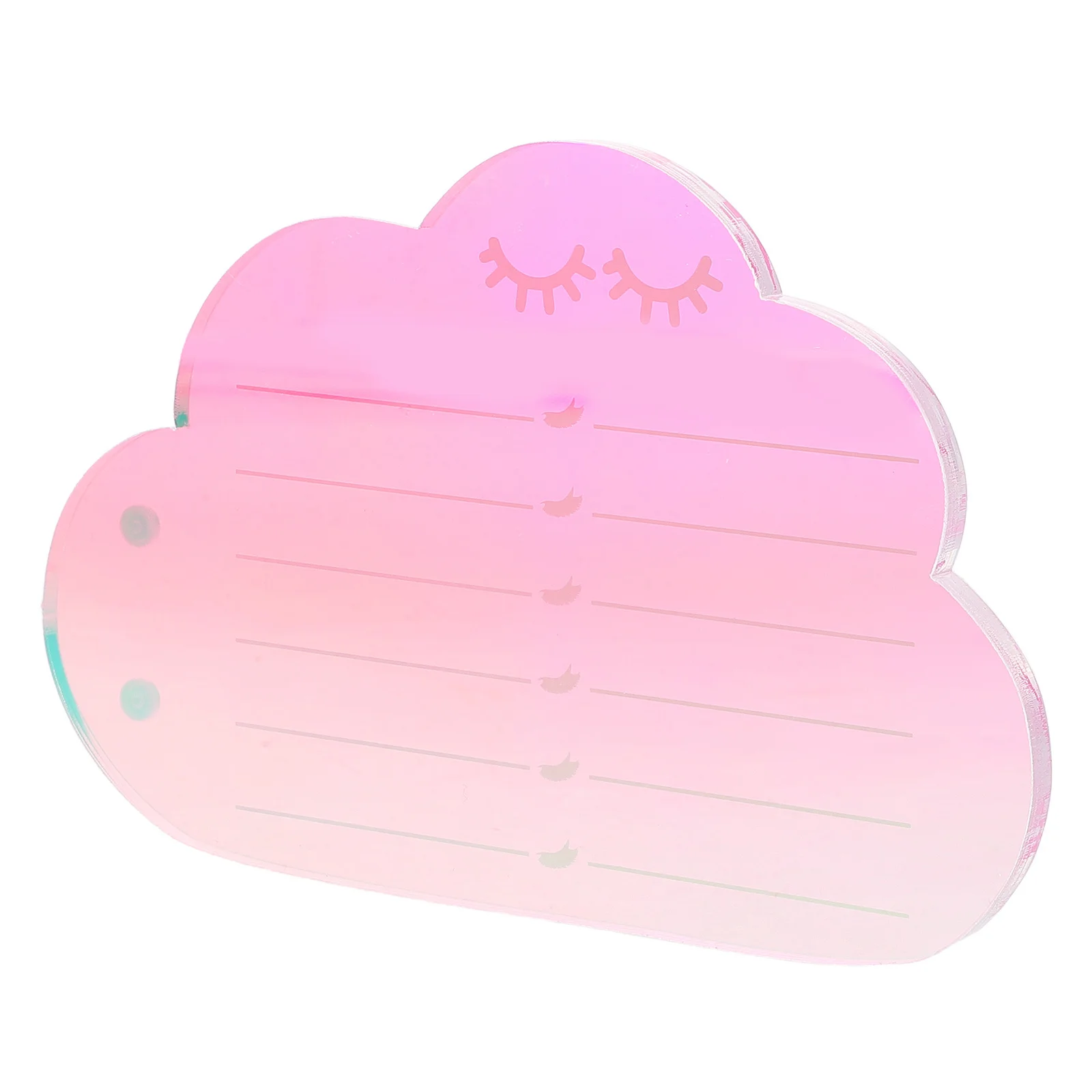 الاكريليك رمش تمديد مجلس سحابة شكل قاعدة مغناطيسية لاش المنظم كاذبة رمش تطعيم حامل صينية أداة لاش الأساسية #4