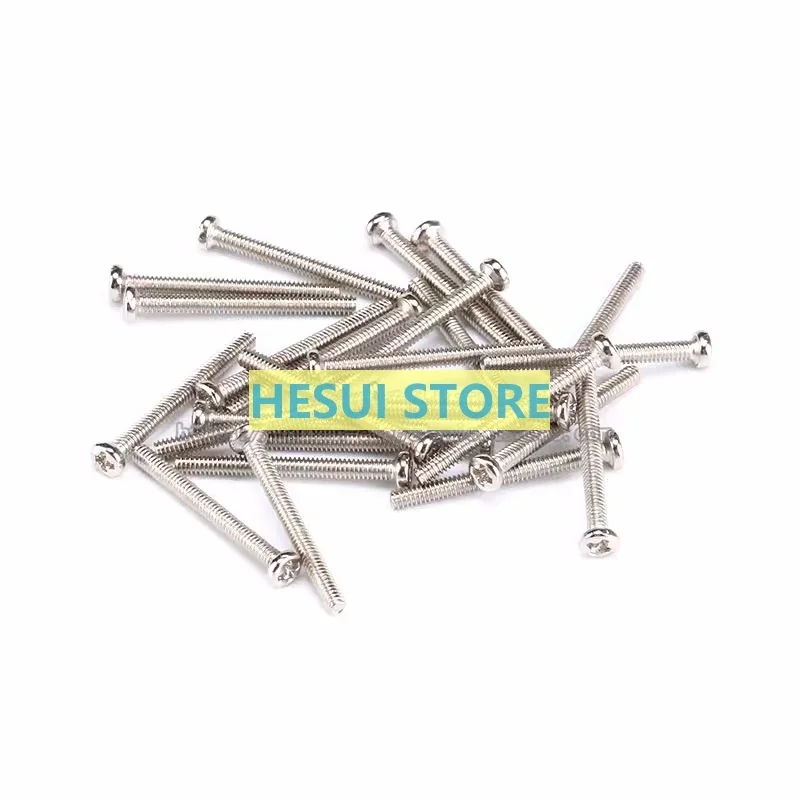 100 PCS PM2 * 3/4/5/6/8/10/12/14/16/18/20MM M2 round head screw cross screw