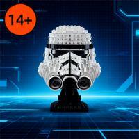 Hot In 647PCS Galaxy FIT 75276 Stormtrooper Helmet Building Block Model Bricks Toy For Kids Adults Christmas Birthday Gifts