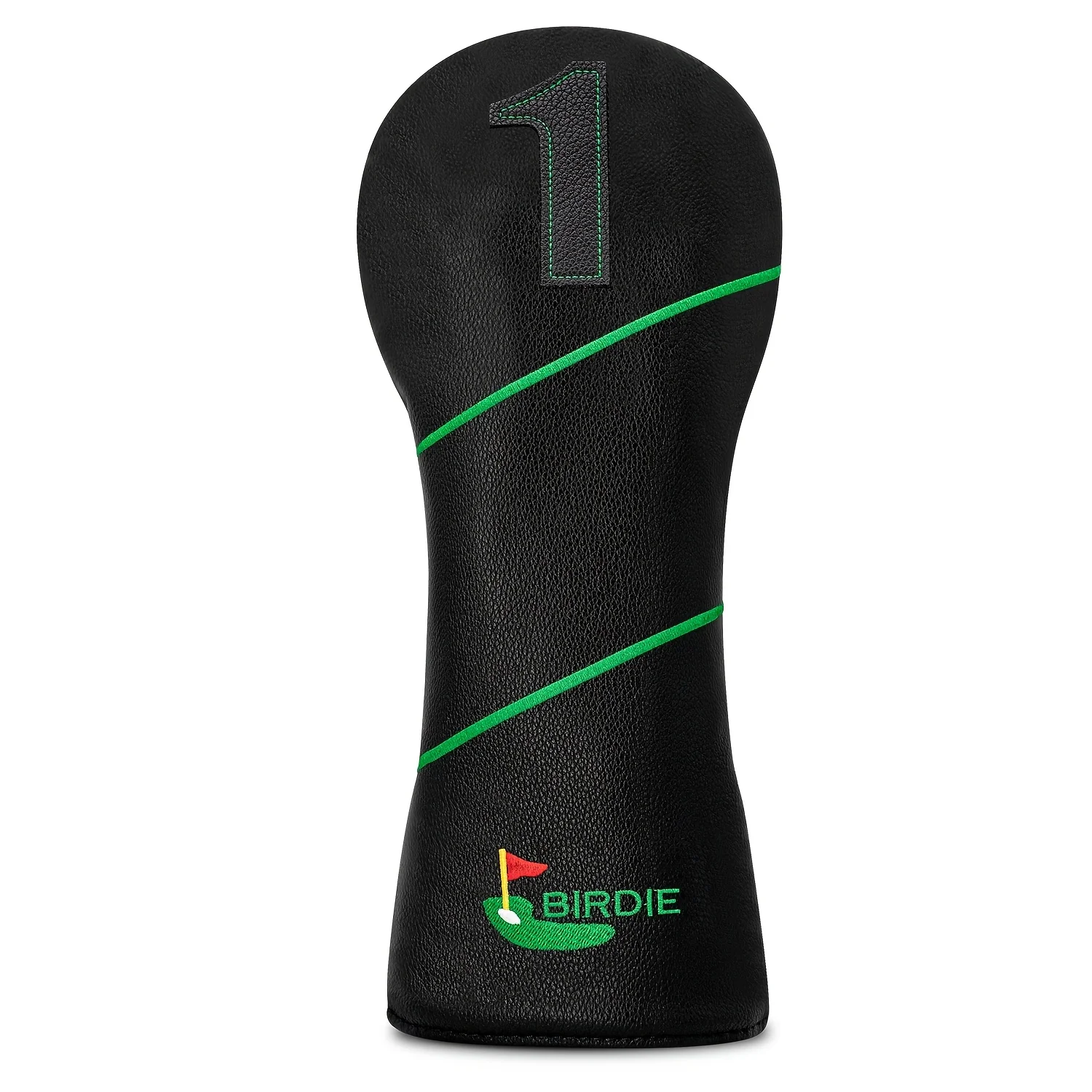 [Ideal Gift] 1pc/4pcs Heavy-Duty Golf Club Head Cover Compatible for 1/3/5/UT Clubs - Rotating Hanging Tag