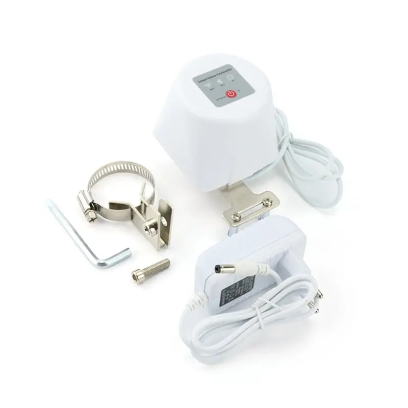 

【GIFT】Tuya Wifi Smart Valve Controller With Timer For Garden Home Gas& Water Supply APP Voice Controlled EU Plug