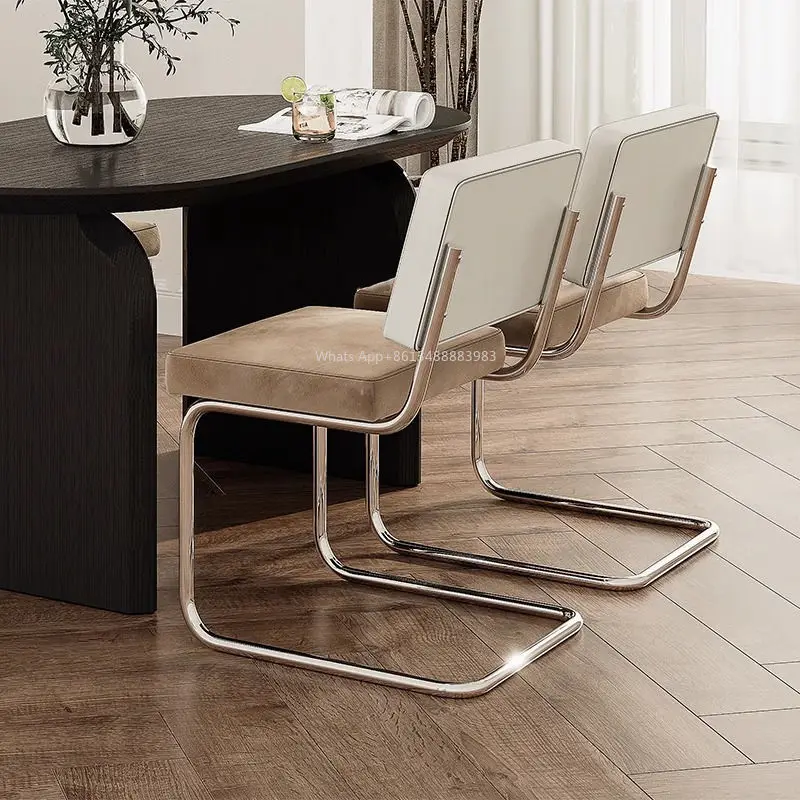 

Hot Nordic, Household, Dining Chair, Light Luxury, Makeup Stool, Living Room, French, Simple, Bow, Bedroom, Back Chair