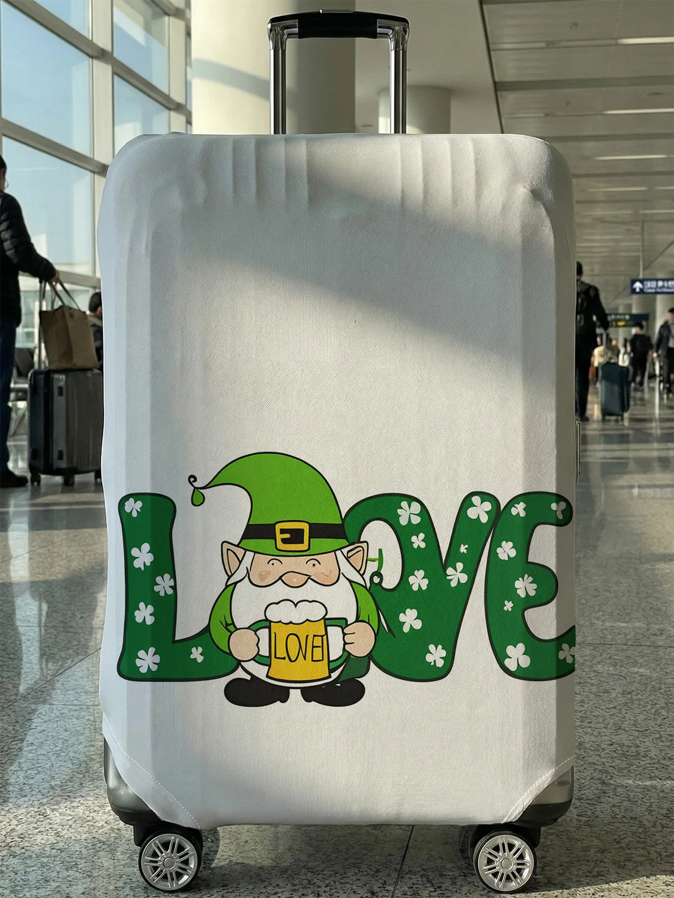 

Clover goblin beer glass luggage protection cover, suitable for 18-32 inch luggage covers, luggage handle gloves, travel accesso