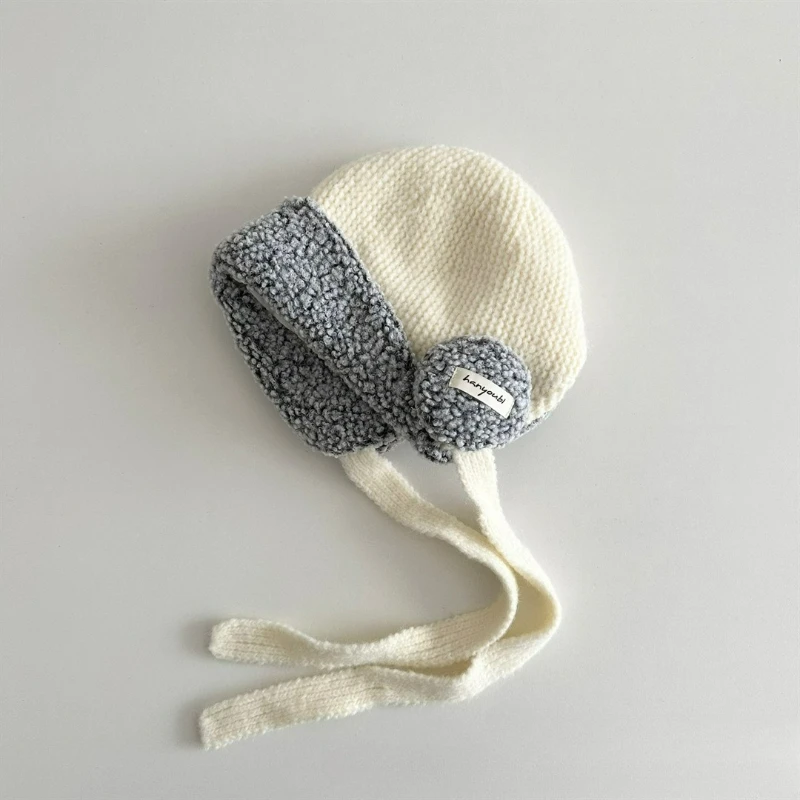 قبعة غطاء للأذن على شكل سماعة أذن للأطفال للخريف والشتاء، سميكة للدفء، مقاومة للرياح، غطاء رأس قطيفة للأولاد والبنات