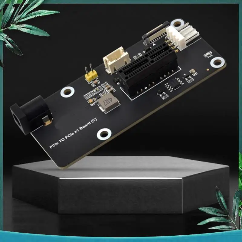 (NEU) Für Raspberry Pi 5 PCIe FFC-Anschluss an Standard-PCIe X1-Steckplatz (C) Erweiterungsplatine für Raspberry Pi 5