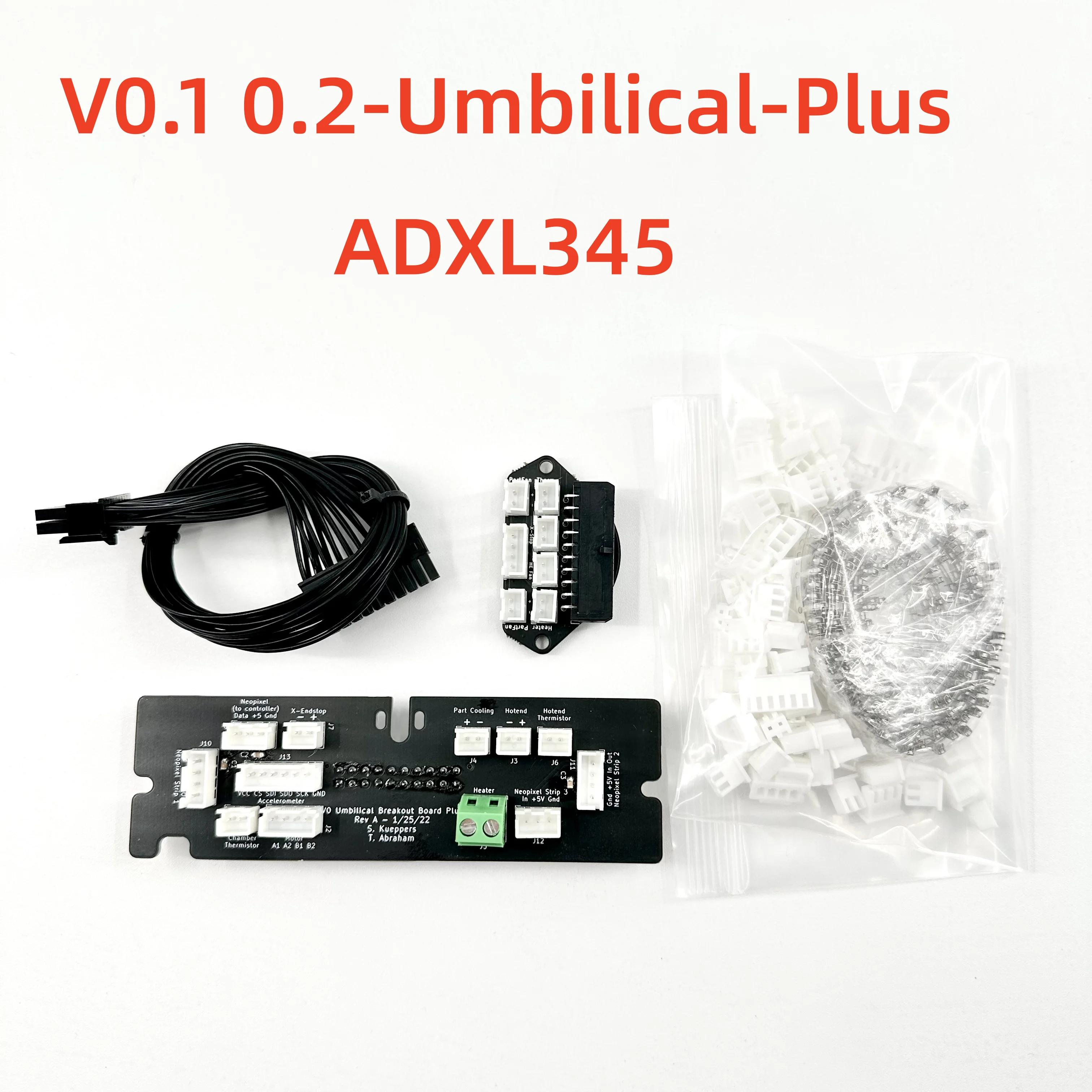 

TURUI V0-Umbilical-Plus PCB Connection Board with Voron 0.1 Or 0.2 Quick-Connect Cable Wiring Harness including ADXL345