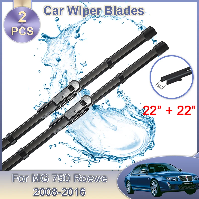 

2PCS Car Wiper Blades For MG 750 Roewe 2008-2016 2009 2010 2011 2012 Front Window Windscreen Windshield Wipers Auto Accessories