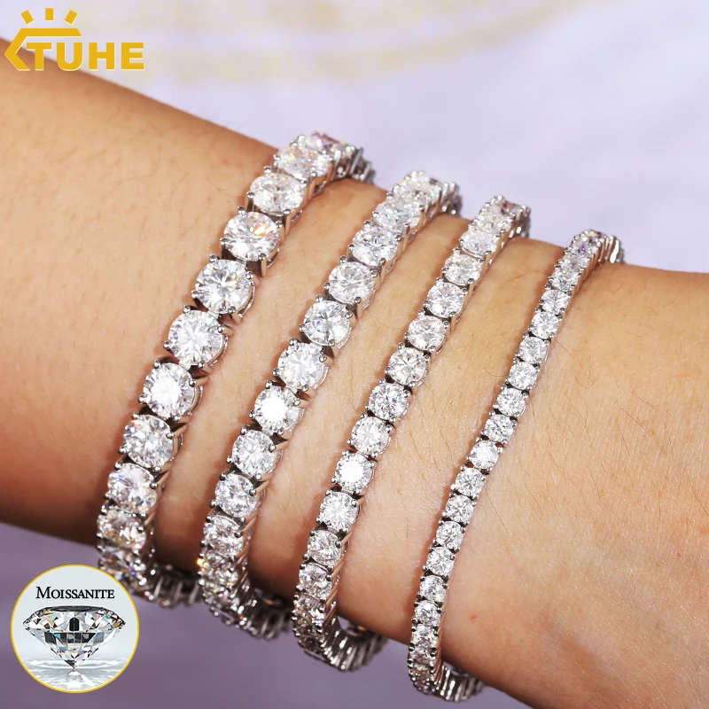 

Роскошное унисекс-колье TUHE с муассанитом и медным покрытием, позолоченное 18-каратным золотом, сверкающее, для женщин, свадебный подарок, ювелирное украшение