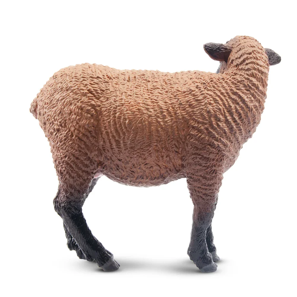 Skylety 10 Pièces Mouton Mérinos Figurine de Chèvre en Plastique Mini Figurine d'agneau Topper de Gâteau d'anniversaire Figure d'animal pour Enfants Cadeau Décor Fête