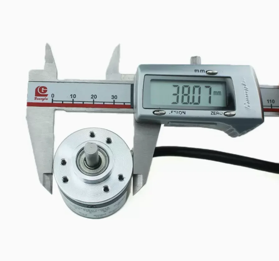 솔리드 샤프트 ISC3806-001G-360ABZ-5L 인코더, 증분 로터리 인코더, 5V, 12V, 24V