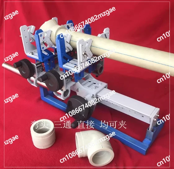 A new manual welding fixture for mini portable PPR PE PPH pipes, sockets, and butt welded fixed brackets