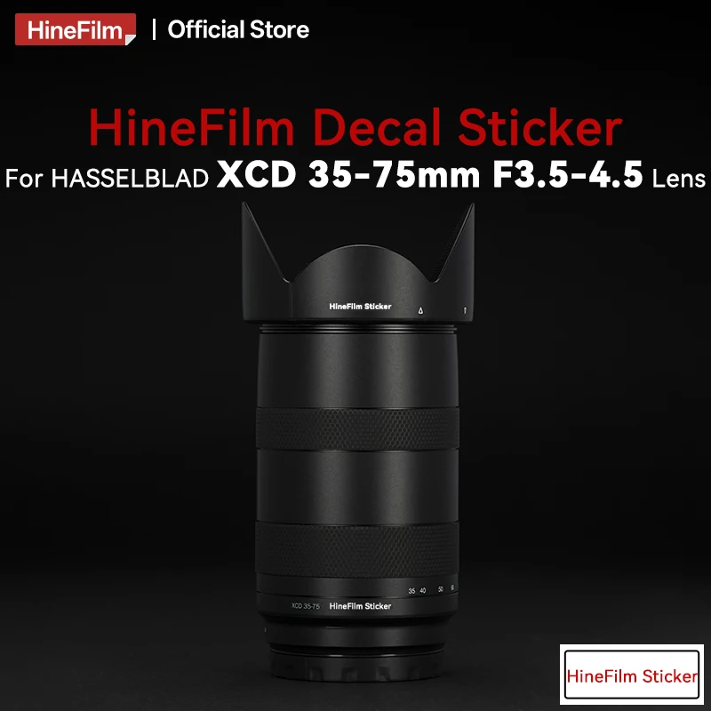 

Защитная пленка Hinefilm для объектива Hasselblad XCD 35-75mm f/3.5-4.5, наклейка-обертка 35-75, защитный чехол для объектива Hasselblad XCD35-75