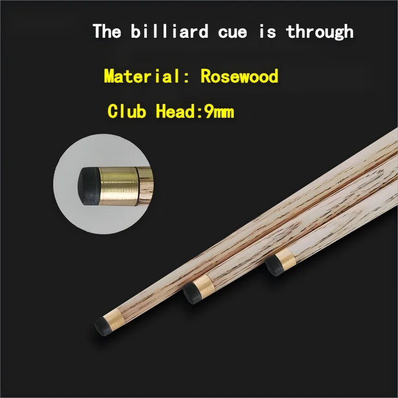 

Бильярдный кий для снукера, универсальный сквозной кий в американском стиле, маленький черный кий с 8 шаровками, мужской бильярдный кий, китайский черный 8-шаровой кий