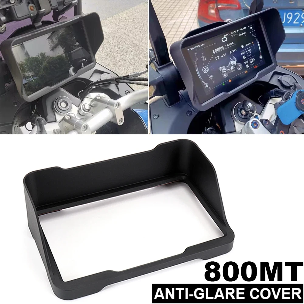 

New Motorcycle Black Sun Visor Cover Instrument Screen Sunshade Guard 2021 2022 For CFMOTO 800MT 800 MT 800mt