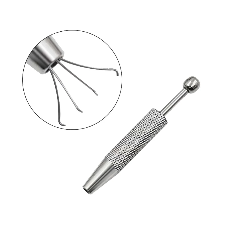 

4 Claws Tweezer Jewelry Holder Gems Parts Screws Pick-up Tools Grabber Catcher Jewelry Clip 4 Prongs Tweezer