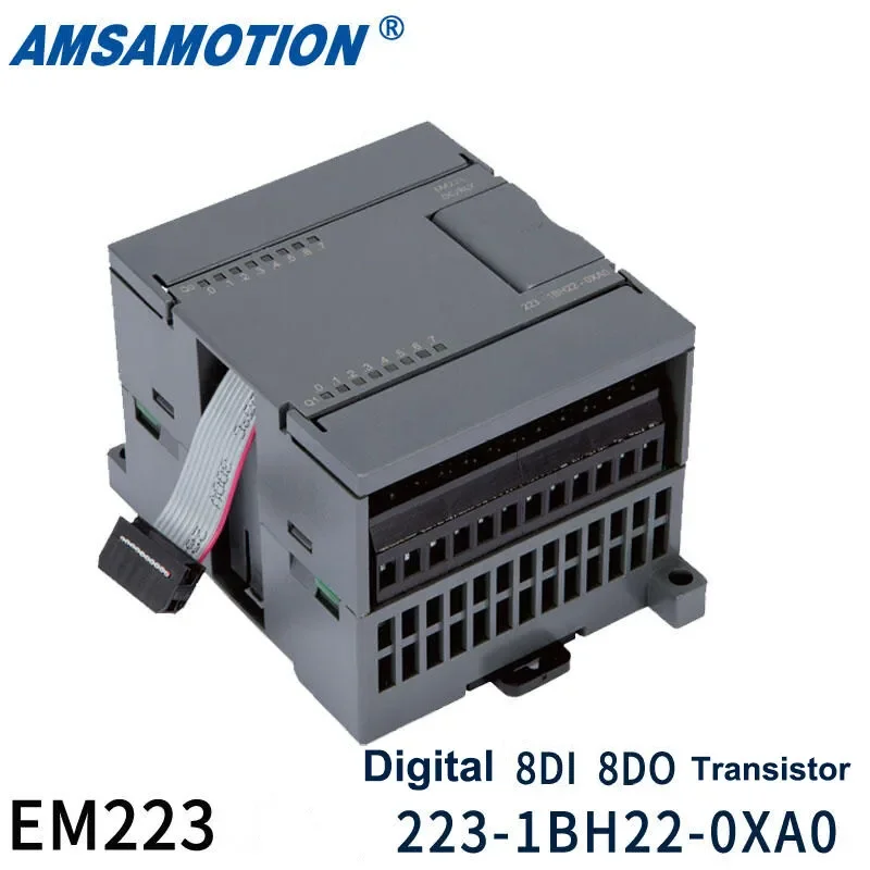 S7-200 PLC uitbreidingsmodule AMSAMOTION, compatibel met Siemens PLC, digitale en analoge uitbreidingsmodule EM223/232/235/231.