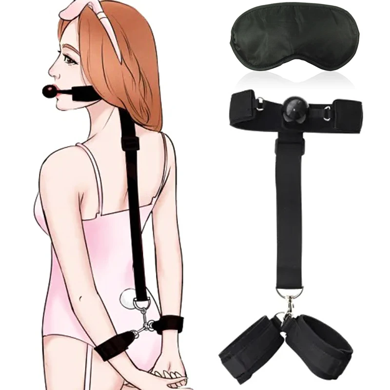 Sex Toys For Couples  Fetish Slave Collar Bdsm Roleplay Flogger Femdom Bondage Restraints Handcuffs Blindfold Exotic Accessories