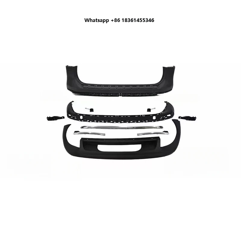 

For 2011-2014 Upgrade 2015-2018 Cover Fog Light Grille Front Lip Rear Bumper Diffuser